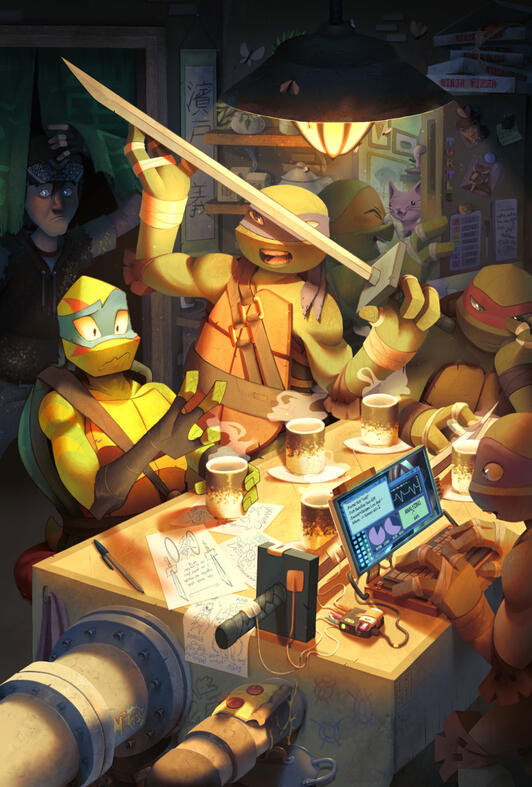 Piece for "Leader in Blue" fan magazine